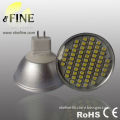 LED spotlight MR16 220V 60 SMD 3528 3W led light warm white aluminum body